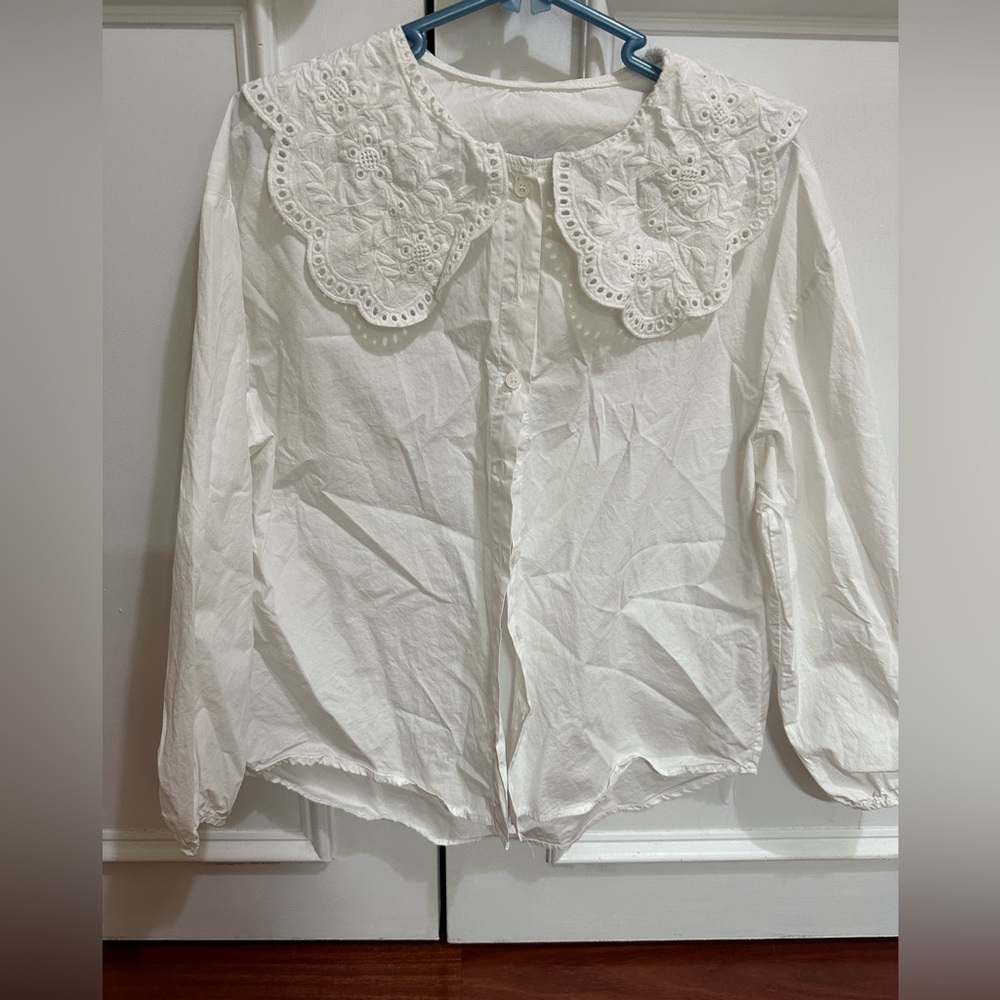 Big collar blouse shirt Japan Korean Lolita snidel M